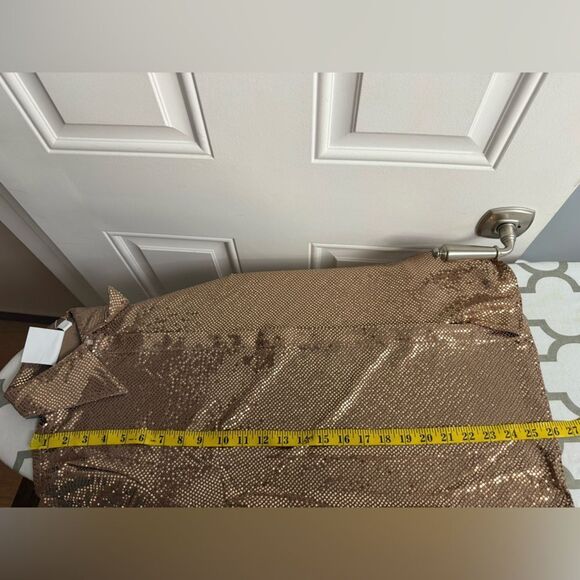 C/Meo Collective gold shirt NWT Size US 4 - Picture 3 of 7